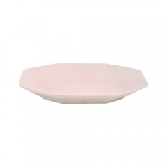 코스타 핑크 팔각접시(大)