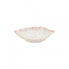 티아라 나뭇잎 앞접시(핑크)