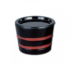 칠기제품 모밀공기 흑색(中)(上/下)