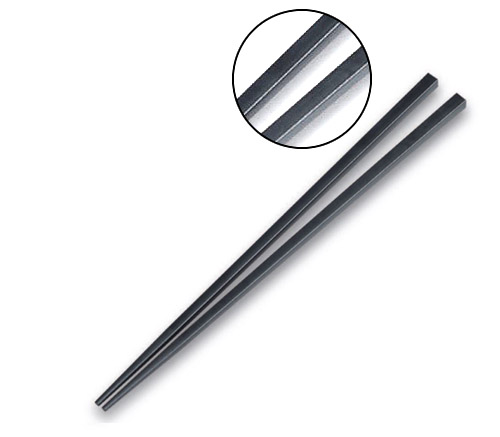 칠기제품 사각한식젓가락(뾰족)