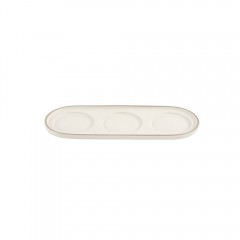 코스타 베이지 긴타원받침