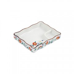 팬시 전사 물결나눔접시(화이트)