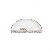 팬시 전사 반달나눔접시(화이트)