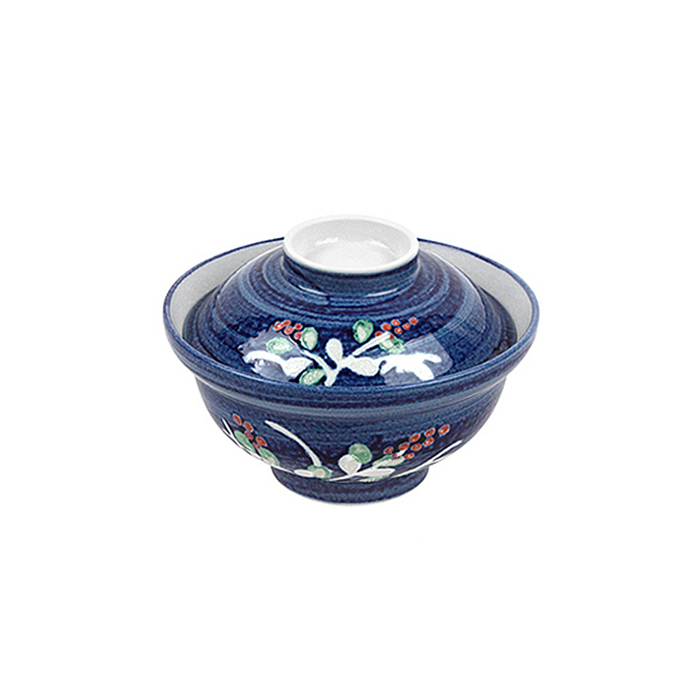 일제 뚜껑돈부리 블루(上/下)