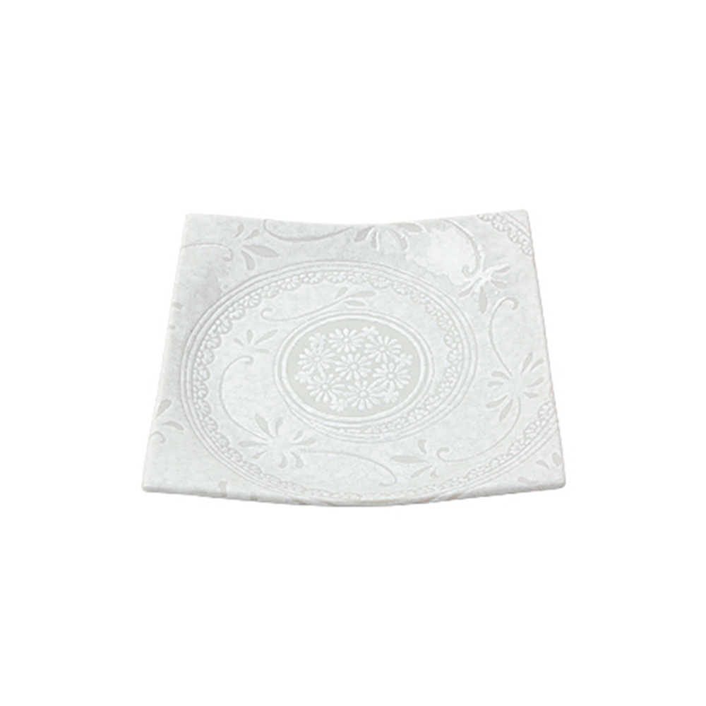 일제 화이트 정사각접시