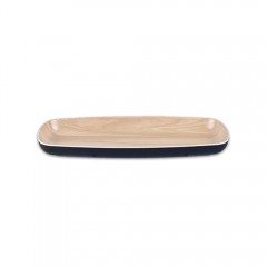 M우드 블랙우드 신타원접시(小/中/大)