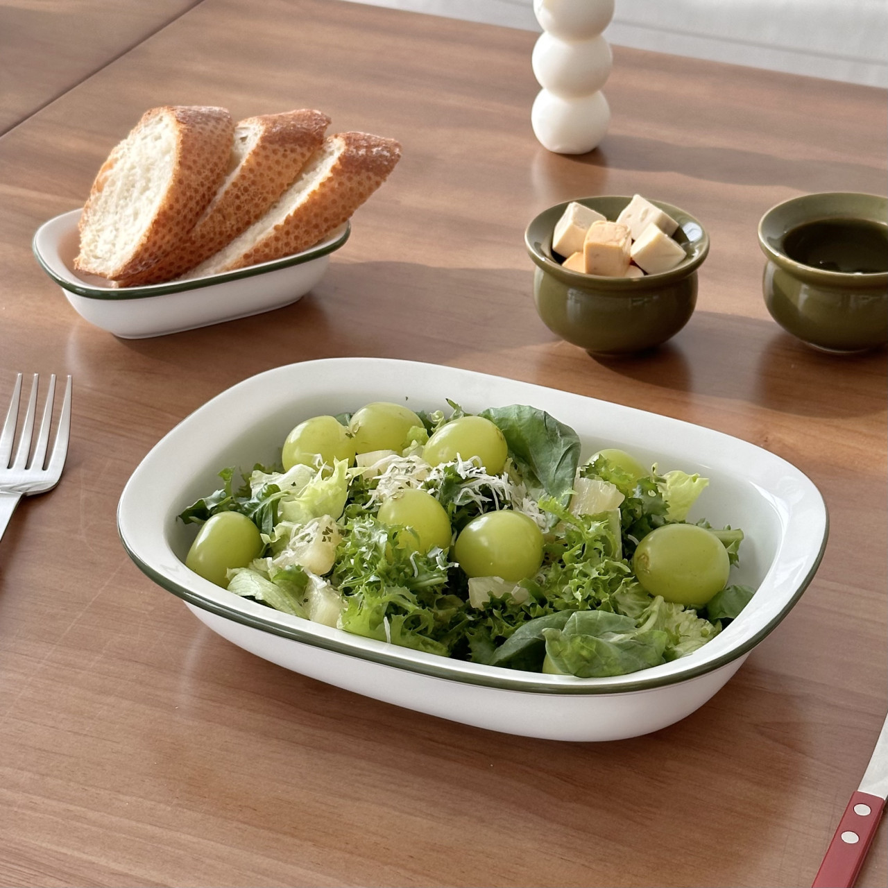 [허니 타원 파스타볼 2P 세트] 소스볼 샐러드볼 신혼부부 집들이선물 그릇세트