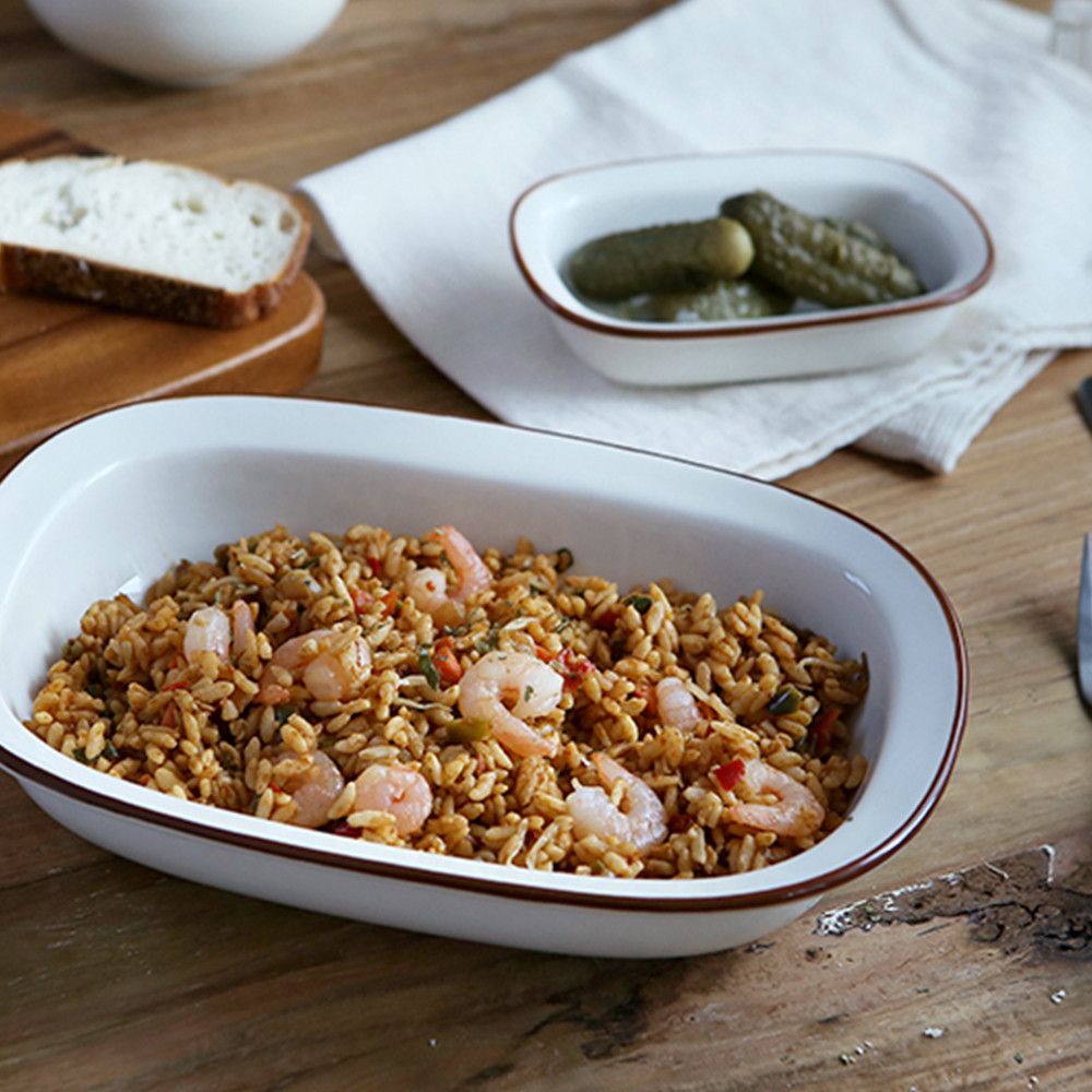 [허니 타원 파스타볼 2P 세트] 소스볼 샐러드볼 신혼부부 집들이선물 그릇세트