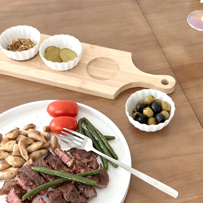 [3구 손잡이 소스볼] 2 types 소스기 양념볼 래머킨 작은볼 찬기 종지