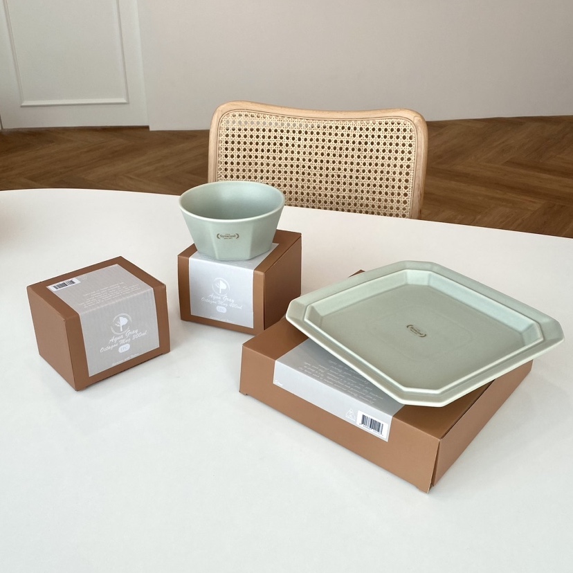 [시라쿠스 네이처 개별] 낱개구매 예쁜 도자기 그릇 신혼부부 자취생 선물 브런치 접시