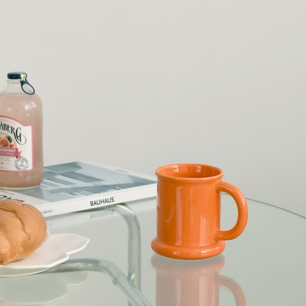 [러버 머그] 4cols 홈카페 도자기 300ml 답례품