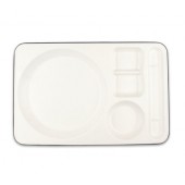 체크투톤(블랙앤화이트) 양식식판