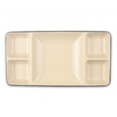 체크투톤(콜크) 직사각접시5절