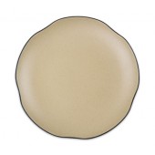 체크투톤(콜크) 깊은원형접시(12인치/14인치)