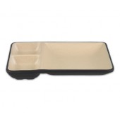 체크투톤(콜크) 3칸앞접시