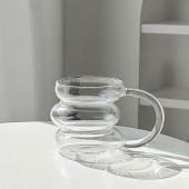 유리 버블 머그