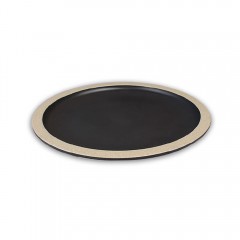 앤틱블랙 전원형접시